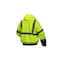 Pyramex Class 3 Waterproof Heated Bomber Jacket, Lime, Size S RJ3110HS - alternate 2